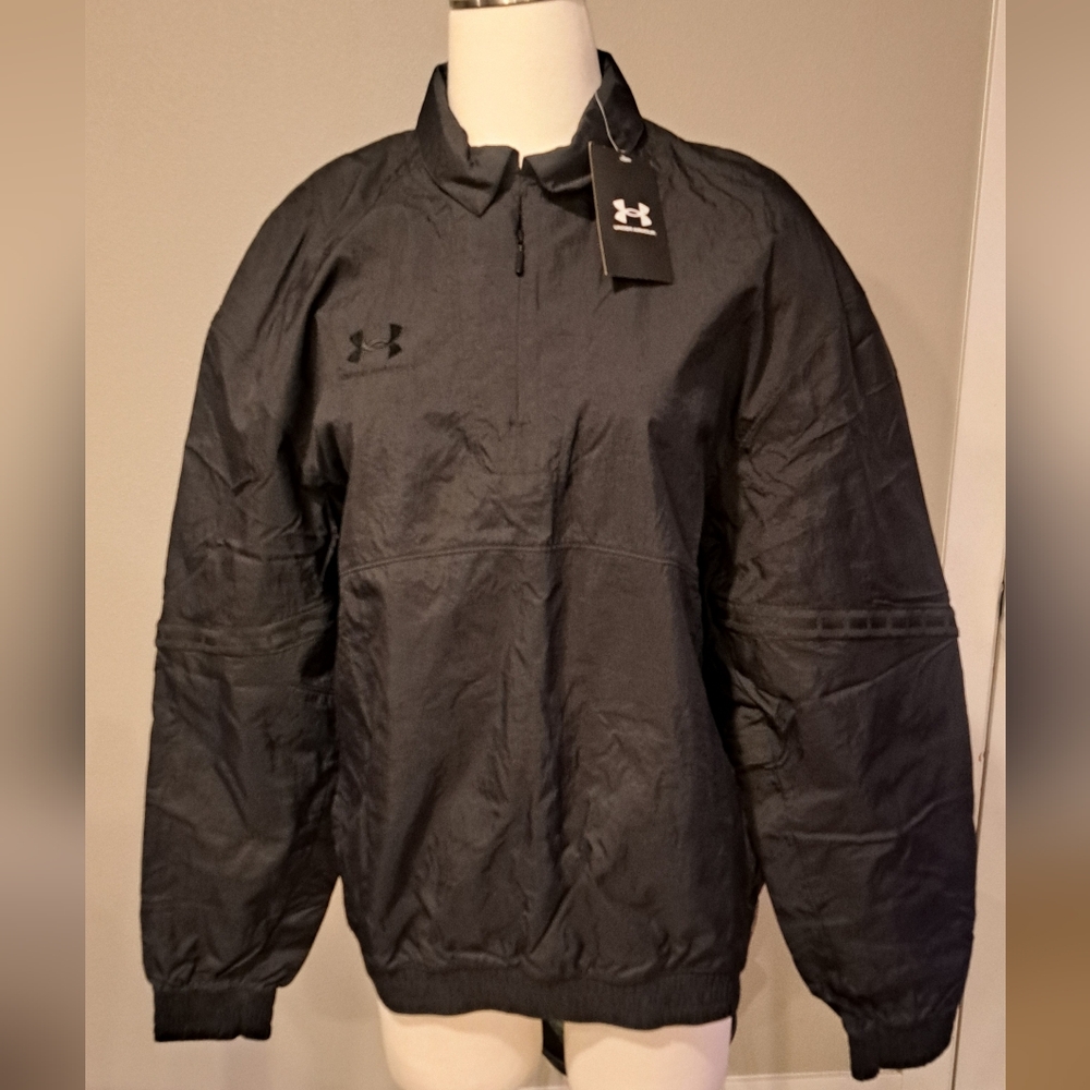 Under Armour Men's Black Windbreaker Sz M